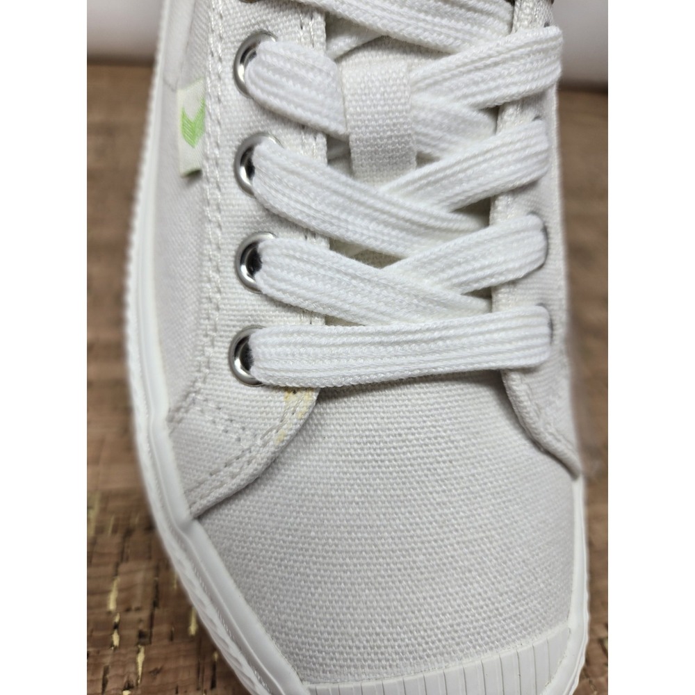 CARIUMA OCA Low Top Off-White Canvas Sneakers Men's US 4.5 Womens 6 Shoes - Picture 3 of 11